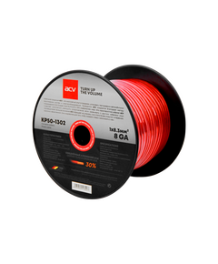 Силовой кабель красный 8AWG ( 1 метр ) ACV (KP50-1302)