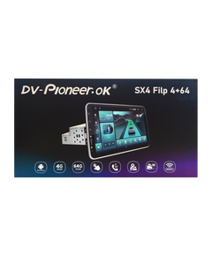 Магнитола (9 дюймов) DV-Pioneer SX4 Filp 4/64GB																														