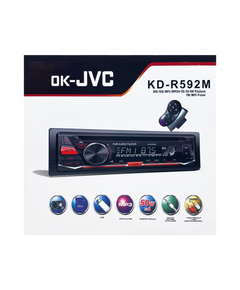 Магнитола с диском (1din) Ok-JVC KD-R592M