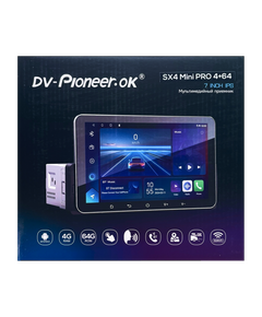 Магнитола android 7" Dv-Pioneer SX4 Mini PRO 4/64