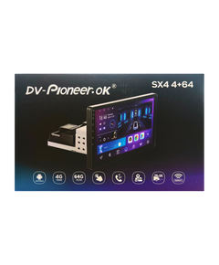 Магнитола (9 дюймов) DV-Pioneer SX4 4/64GB (с посадкой 1din)																														