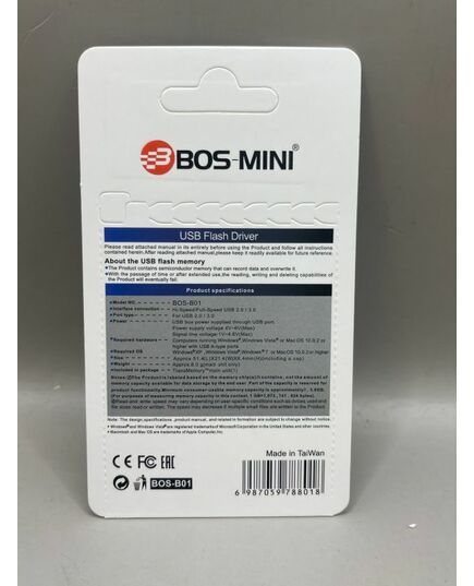 Флеш-карта BOS-MINI USB 16GB, изображение 2