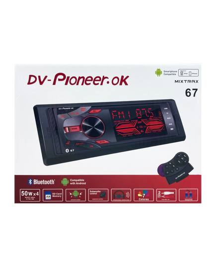 Магнитола (1din) DV-Pioneer 67