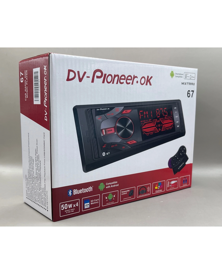 Магнитола (1din) DV-Pioneer 67, изображение 2