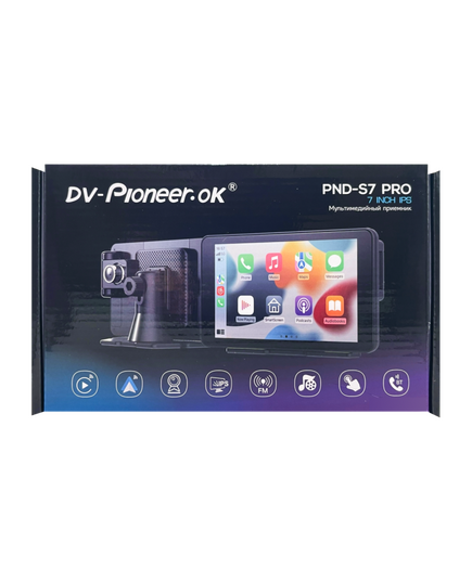 Мультимедиа монитор с выдвижной камерой Dv-Pioneer PND-S7 PRO 7" Mp5