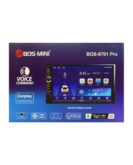 Магнитола android (2din) BOS-MINI 8701 PRO ( 2+32)																														