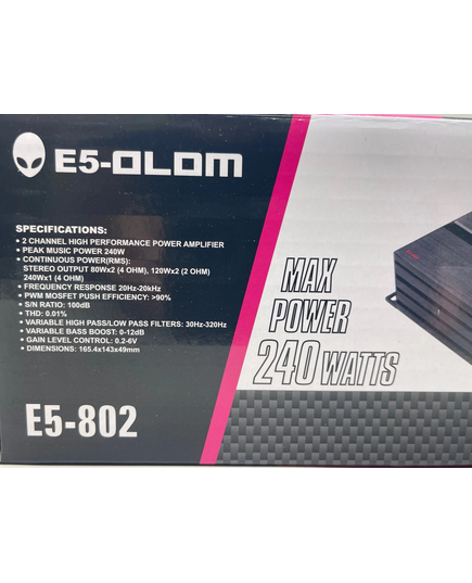 Усилитель E5-OLOM E5-802, изображение 3