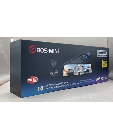 Зеркало видеорегистратор BOS-MINI BOS-X116L, изображение 2