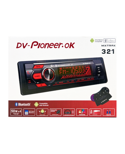 Магнитола (1din) DV-Pioneer.OK 321