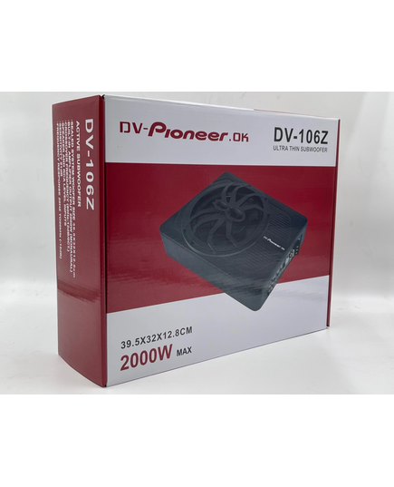 Сабвуфер DV-Pioneer.OK DV-106Z (под сиденье), изображение 2