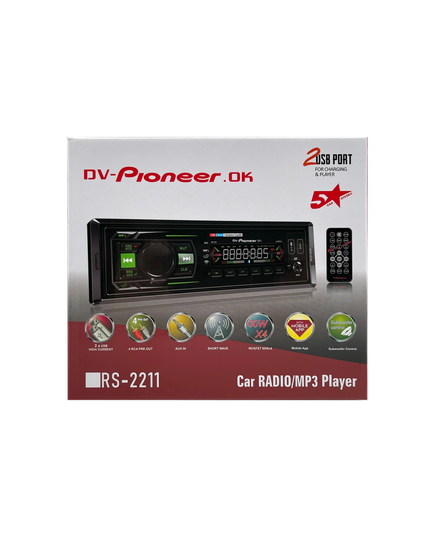 Магнитола (1din) Pioneer RS-2211