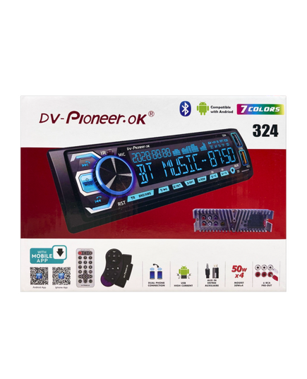 Магнитола (1din) Dv-Pioneer OK 324