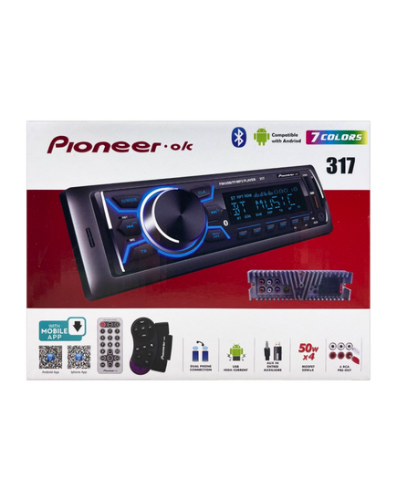 Магнитола (1din) Dv-Pioneer OK 317, изображение 2