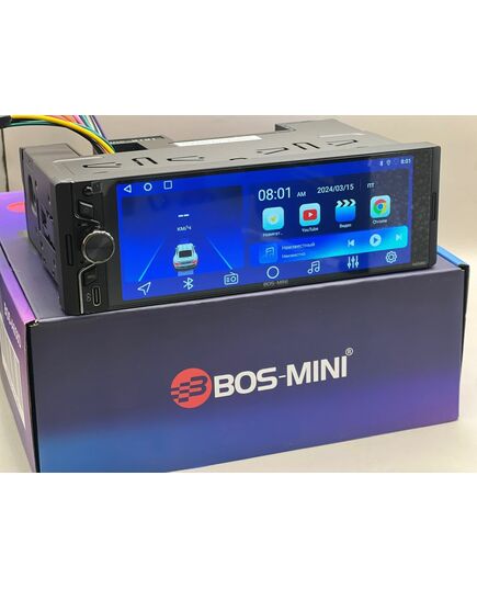 Магнитола 1din (android) BOS-MINI BOS-A658D 2/32GB, изображение 2