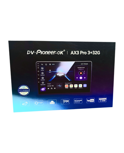 Магнитола android (9 дюймов) DV-Pioneer AX3 Pro 3+32																														