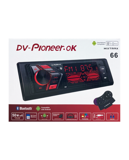 Магнитола (1din) DV-Pioneer 66