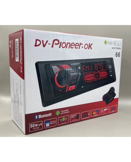 Магнитола (1din) DV-Pioneer 66, изображение 2