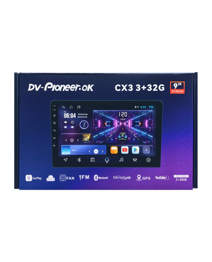 Магнитола android (9 дюймов) DV-Pioneer CX3 3/32GB