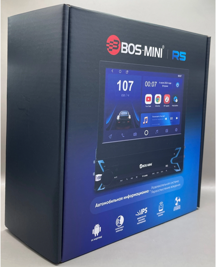 Магнитола android (7 дюймов) BOS-MINI BOS-R5 4/64GB с выдвижным экраном, изображение 4