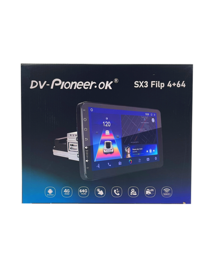 Магнитола (9 дюймов) DV-Pioneer SX3 Filp 4/64GB