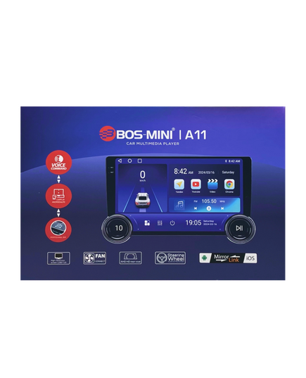 Магнитола android (10 дюймов) BOS-MINI A11 4/64GB